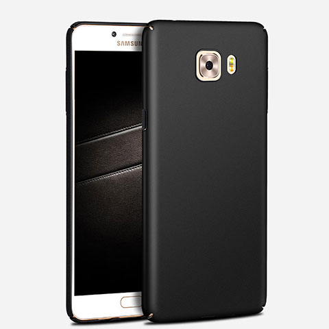 Samsung Galaxy C7 Pro C7010用ハードケース プラスチック 質感もマット M03 サムスン ブラック