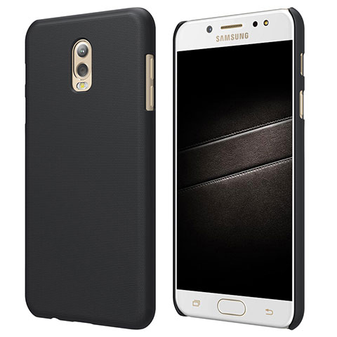Samsung Galaxy C8 C710F用ハードケース プラスチック 質感もマット M04 サムスン ブラック