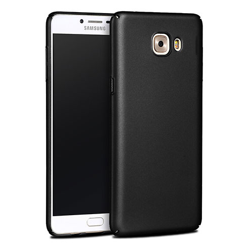 Samsung Galaxy C9 Pro C9000用ハードケース プラスチック 質感もマット サムスン ブラック