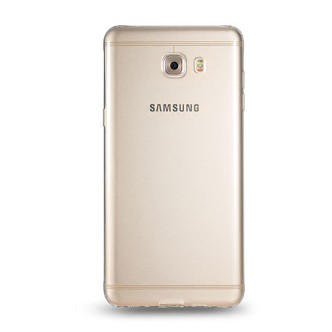 Samsung Galaxy C9 Pro C9000用極薄ソフトケース シリコンケース 耐衝撃 全面保護 クリア透明 T05 サムスン クリア