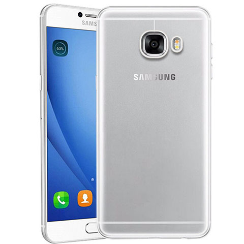Samsung Galaxy C9 Pro C9000用極薄ソフトケース シリコンケース 耐衝撃 全面保護 クリア透明 T10 サムスン クリア