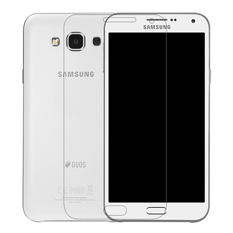 Samsung Galaxy E7 SM-E700 E7000用強化ガラス 液晶保護フィルム T01 サムスン クリア