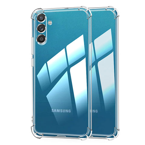 Samsung Galaxy F13 4G用極薄ソフトケース シリコンケース 耐衝撃 全面保護 クリア透明 T05 サムスン クリア
