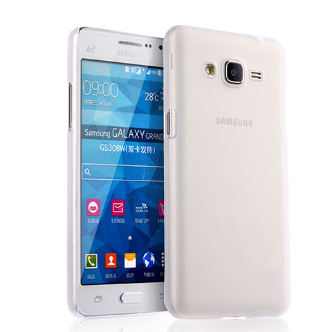 Samsung Galaxy Grand Prime SM-G530H用シリコンケース ソフトタッチラバー 質感もマット サムスン ホワイト