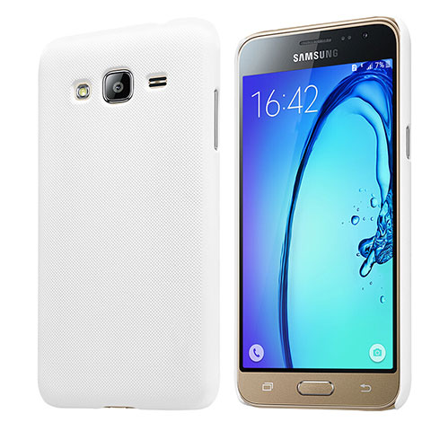 Samsung Galaxy J3 (2016) J320F J3109用ハードケース プラスチック 質感もマット M02 サムスン ホワイト