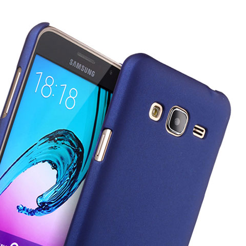 Samsung Galaxy J3用ハードケース プラスチック 質感もマット サムスン ネイビー