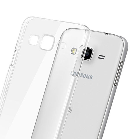 Samsung Galaxy J3用ハードケース クリスタル クリア透明 サムスン クリア