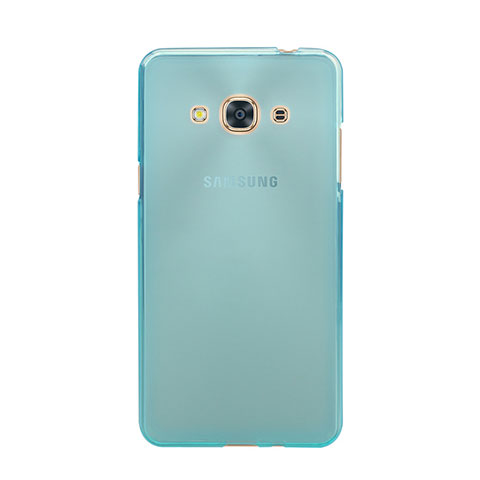 Samsung Galaxy J3 Pro (2016) J3110用極薄ソフトケース シリコンケース 耐衝撃 全面保護 クリア透明 サムスン ネイビー