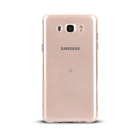 Samsung Galaxy J5 (2016) J510FN J5108用極薄ソフトケース シリコンケース 耐衝撃 全面保護 クリア透明 T03 サムスン クリア