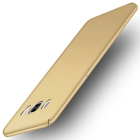 Samsung Galaxy J5 Duos (2016)用ハードケース プラスチック 質感もマット M01 サムスン ゴールド