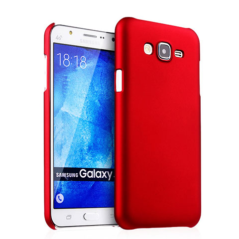 Samsung Galaxy J5 SM-J500F用ハードケース プラスチック 質感もマット サムスン レッド
