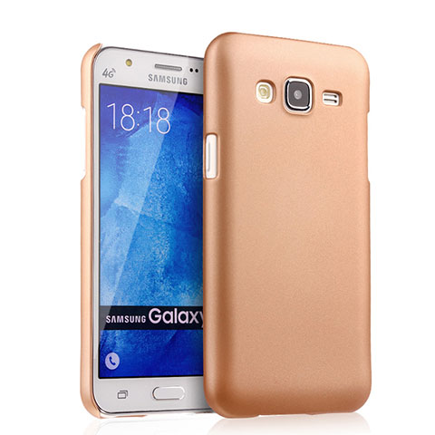 Samsung Galaxy J5 SM-J500F用ハードケース プラスチック 質感もマット サムスン ゴールド