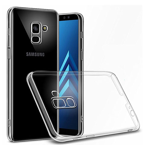 Samsung Galaxy J6 (2018) J600F用極薄ソフトケース シリコンケース 耐衝撃 全面保護 クリア透明 カバー サムスン クリア