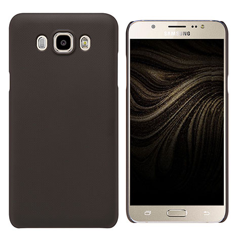 Samsung Galaxy J7 (2016) J710F J710FN用ハードケース プラスチック 質感もマット M03 サムスン ブラウン