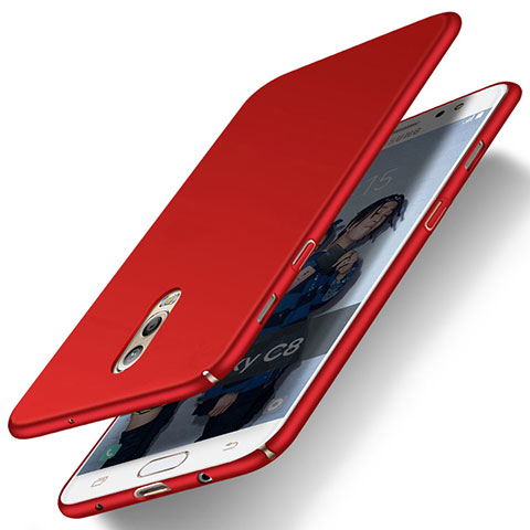 Samsung Galaxy J7 Plus用ハードケース プラスチック 質感もマット M03 サムスン レッド