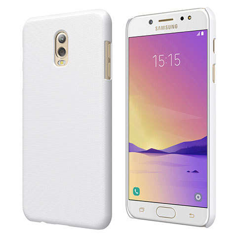 Samsung Galaxy J7 Plus用ハードケース プラスチック 質感もマット M04 サムスン ホワイト