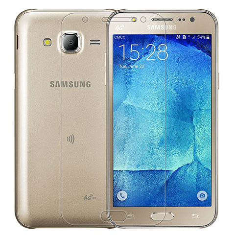 Samsung Galaxy J7 SM-J700F J700H用強化ガラス 液晶保護フィルム T01 サムスン クリア