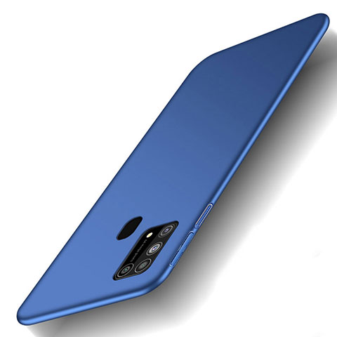 Samsung Galaxy M31用ハードケース プラスチック 質感もマット カバー M01 サムスン ネイビー