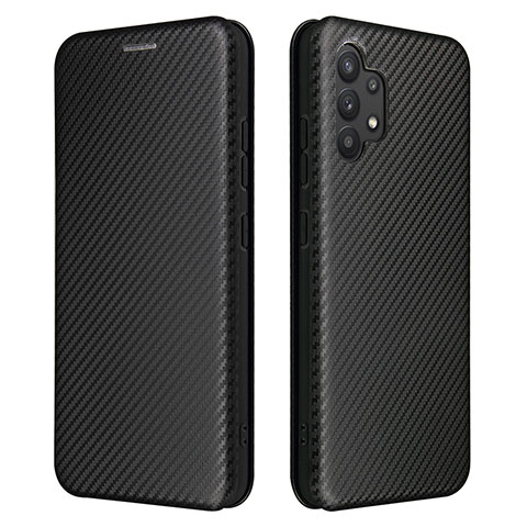 Samsung Galaxy M32 5G用手帳型 レザーケース スタンド カバー L02Z サムスン ブラック