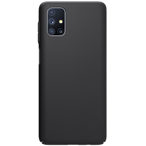 Samsung Galaxy M51用ハードケース プラスチック 質感もマット カバー M01 サムスン ブラック