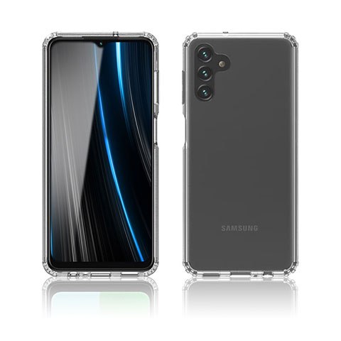 Samsung Galaxy M52 5G用極薄ソフトケース シリコンケース 耐衝撃 全面保護 クリア透明 T11 サムスン クリア