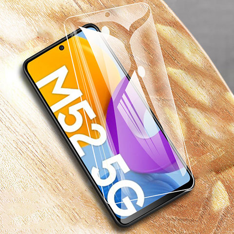 Samsung Galaxy M52 5G用強化ガラス 液晶保護フィルム T16 サムスン クリア