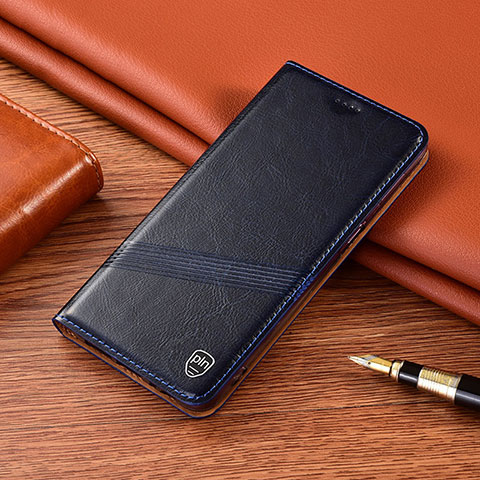 Samsung Galaxy Note 10 5G用手帳型 レザーケース スタンド カバー H06P サムスン ネイビー