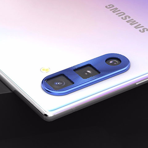 Samsung Galaxy Note 10 5G用強化ガラス カメラプロテクター カメラレンズ 保護ガラスフイルム サムスン ネイビー