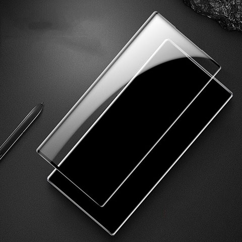 Samsung Galaxy Note 10 5G用強化ガラス フル液晶保護フィルム F04 サムスン ブラック
