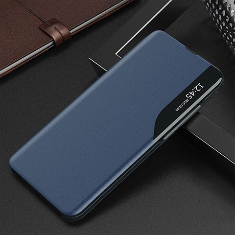 Samsung Galaxy Note 10 Lite用手帳型 レザーケース スタンド カバー QH3 サムスン ネイビー
