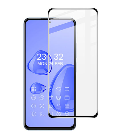 Samsung Galaxy Note 10 Lite用強化ガラス フル液晶保護フィルム F10 サムスン ブラック