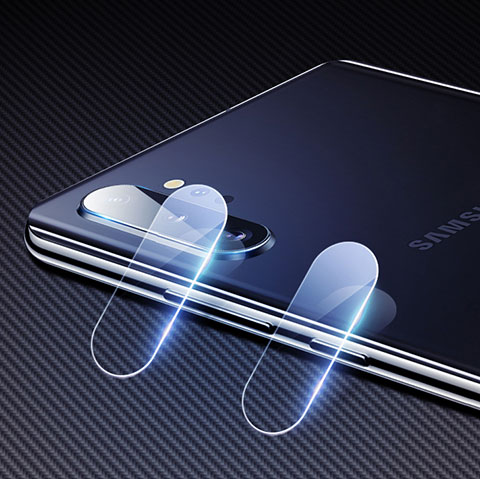 Samsung Galaxy Note 10 Plus 5G用強化ガラス カメラプロテクター カメラレンズ 保護ガラスフイルム C01 サムスン クリア