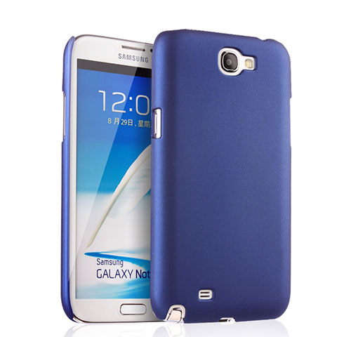 Samsung Galaxy Note 2 N7100 N7105用ハードケース プラスチック 質感もマット サムスン ネイビー