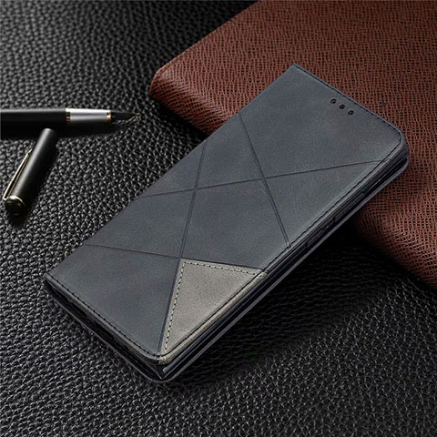 Samsung Galaxy Note 20 Ultra 5G用手帳型 レザーケース スタンド カバー T09 サムスン ブラック