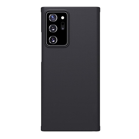 Samsung Galaxy Note 20 Ultra 5G用ハードケース プラスチック 質感もマット カバー P01 サムスン ブラック
