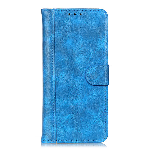 Samsung Galaxy Note 20 Ultra 5G用手帳型 レザーケース スタンド カバー T21 サムスン ブルー