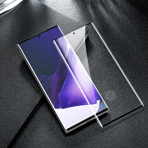 Samsung Galaxy Note 20 Ultra 5G用強化ガラス フル液晶保護フィルム F05 サムスン ブラック