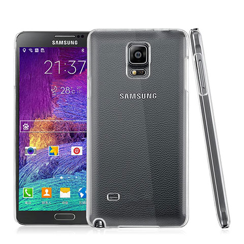 Samsung Galaxy Note 4 Duos N9100 Dual SIM用ハードケース クリスタル クリア透明 サムスン クリア