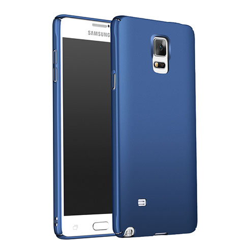 Samsung Galaxy Note 4 Duos N9100 Dual SIM用ハードケース プラスチック 質感もマット M01 サムスン ネイビー