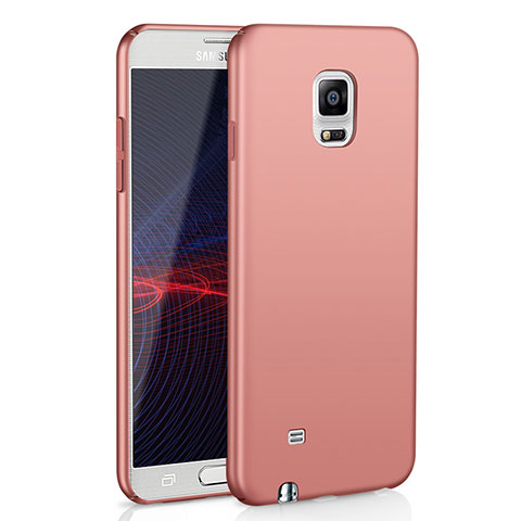 Samsung Galaxy Note 4 Duos N9100 Dual SIM用ハードケース プラスチック 質感もマット M02 サムスン ローズゴールド