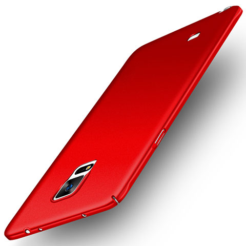 Samsung Galaxy Note 4 Duos N9100 Dual SIM用ハードケース プラスチック 質感もマット M04 サムスン レッド