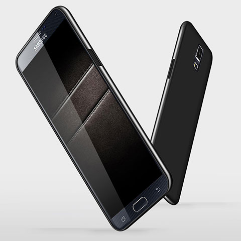 Samsung Galaxy Note 4 Duos N9100 Dual SIM用極薄ソフトケース シリコンケース 耐衝撃 全面保護 S02 サムスン ブラック
