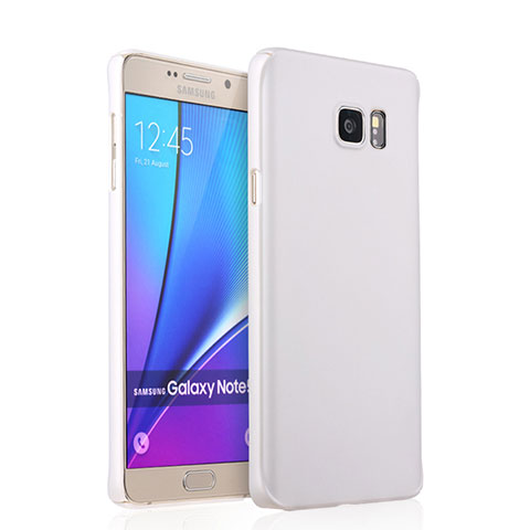 Samsung Galaxy Note 5 N9200 N920 N920F用ハードケース プラスチック 質感もマット サムスン ホワイト