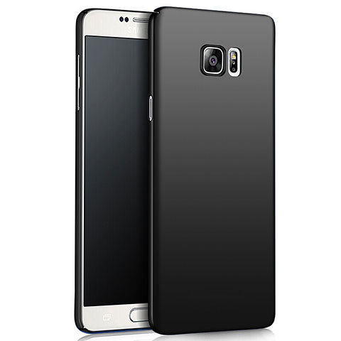 Samsung Galaxy Note 5 N9200 N920 N920F用ハードケース プラスチック 質感もマット M03 サムスン ブラック