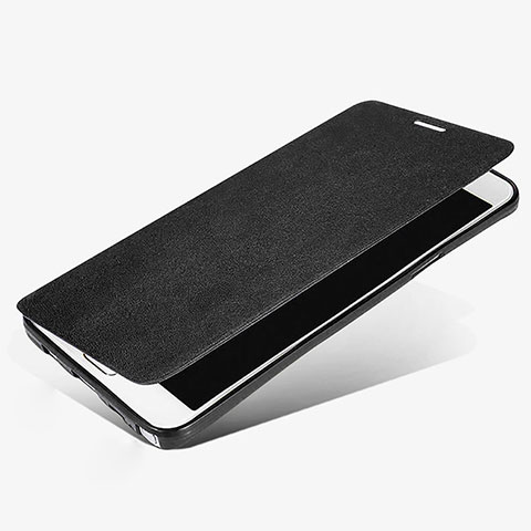 Samsung Galaxy Note 5 N9200 N920 N920F用手帳型 レザーケース スタンド L02 サムスン ブラック