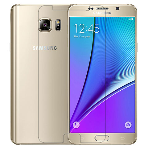 Samsung Galaxy Note 5 N9200 N920 N920F用強化ガラス 液晶保護フィルム T02 サムスン クリア