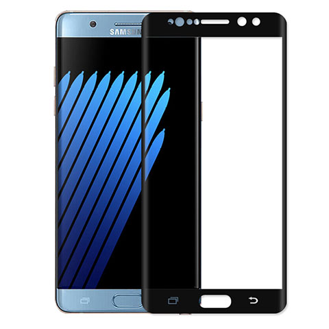 Samsung Galaxy Note 7用強化ガラス フル液晶保護フィルム サムスン ブラック