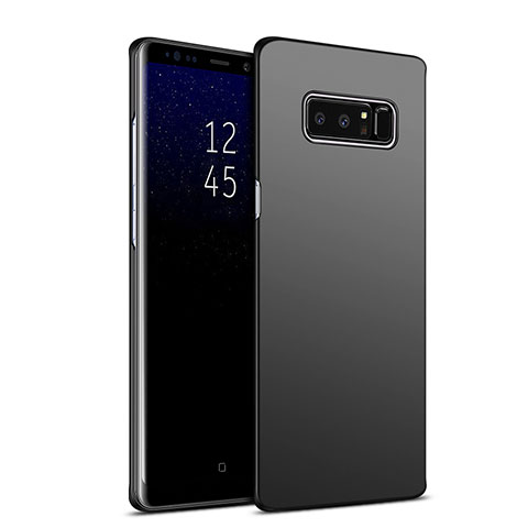 Samsung Galaxy Note 8用ハードケース プラスチック 質感もマット サムスン ブラック