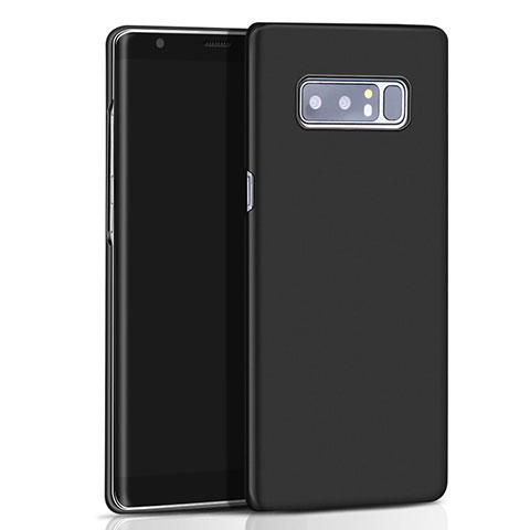 Samsung Galaxy Note 8用ハードケース プラスチック 質感もマット M01 サムスン ブラック