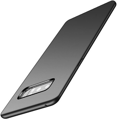 Samsung Galaxy Note 8用ハードケース プラスチック 質感もマット M04 サムスン ブラック